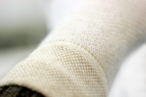 Anti-Sweat Odor-Free Quick-Dry Breathable Organic Natural Linen Athletic Mid-Calf Socks, Unisex