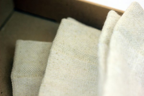 Anti-Sweat Odor-Free Quick-Dry Breathable Organic Natural Linen Athletic Mid-Calf Socks, Unisex