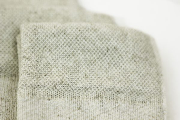 Anti-Sweat Odor-Free Quick-Dry Breathable Organic Natural Linen Athletic Mid-Calf Socks, Unisex