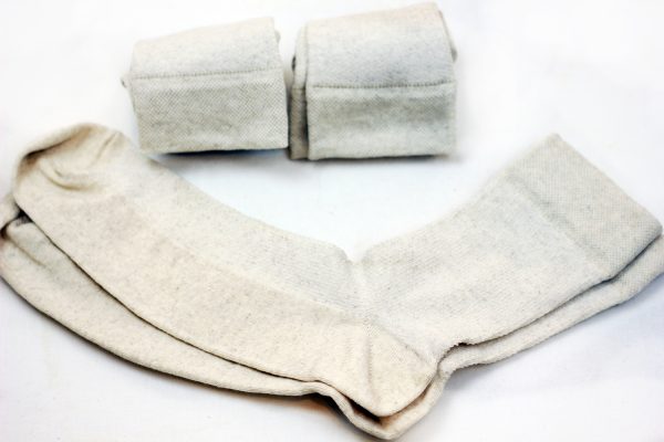 Anti-Sweat Odor-Free Quick-Dry Breathable Organic Natural Linen Athletic Mid-Calf Socks, Unisex