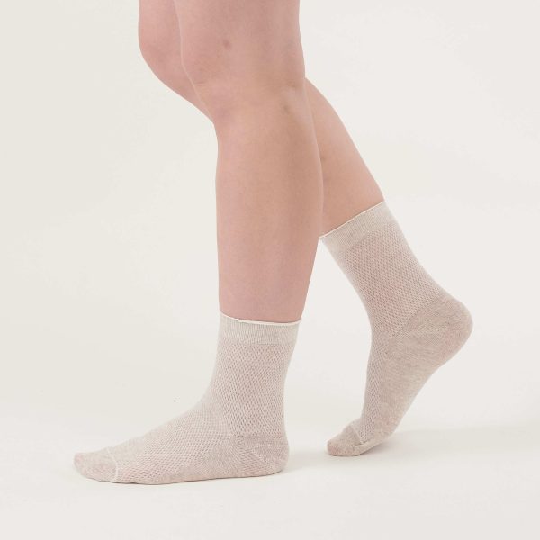 3797983474.jpg Ultra-Comfortable LinoStep™ PureWear Organic Linen Flax Socks for Women