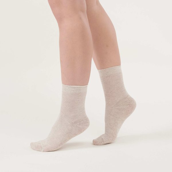 3797984156.jpg Ultra-Comfortable LinoStep™ PureWear Organic Linen Flax Socks for Women