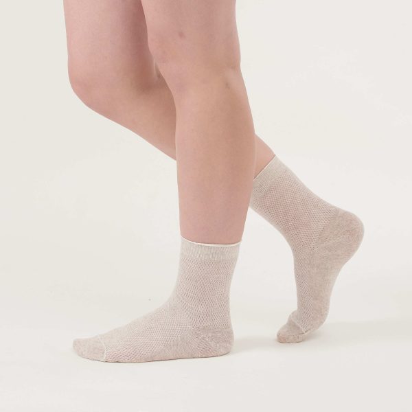 3797991389.jpg Ultra-Comfortable LinoStep™ PureWear Organic Linen Flax Socks for Women