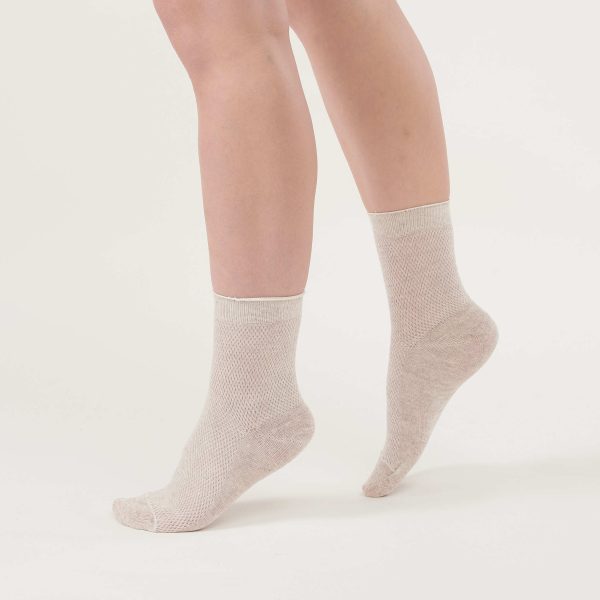 3798004096.jpg Ultra-Comfortable LinoStep™ PureWear Organic Linen Flax Socks for Women