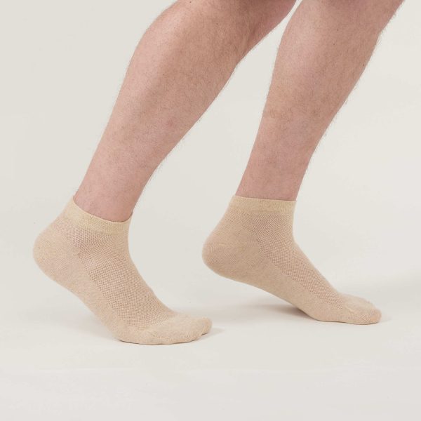 4191210512.jpg HempFlex™ AgileWear Short Athletic Ankle Thin Breathable Organic Hemp Socks