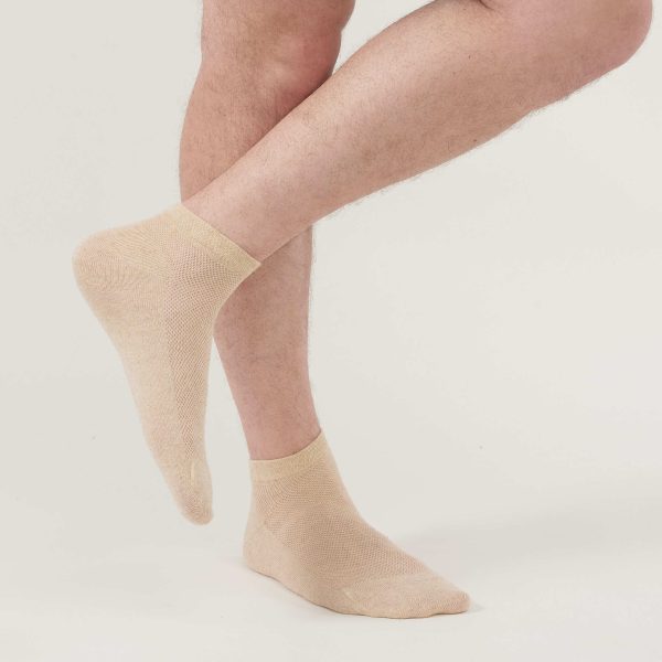 4191210522.jpg HempFlex™ AgileWear Short Athletic Ankle Thin Breathable Organic Hemp Socks