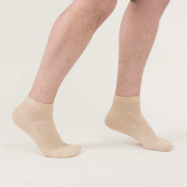 4191211072.jpg HempFlex™ AgileWear Short Athletic Ankle Thin Breathable Organic Hemp Socks