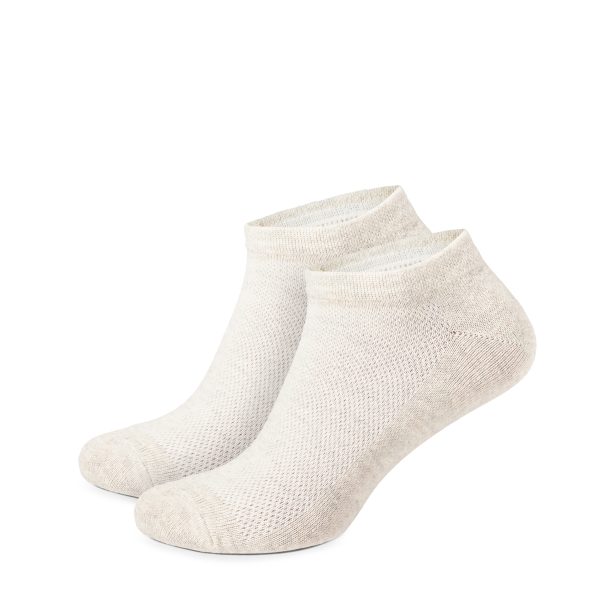 LinoFlex™ Women’s Quick-Dry Mesh-Knit Linen Ankle Socks