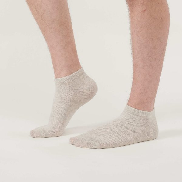 4191277911.jpg LinoSock™ SportWear Quick-Dry Mesh-Knit Organic Linen Ankle Socks for Men