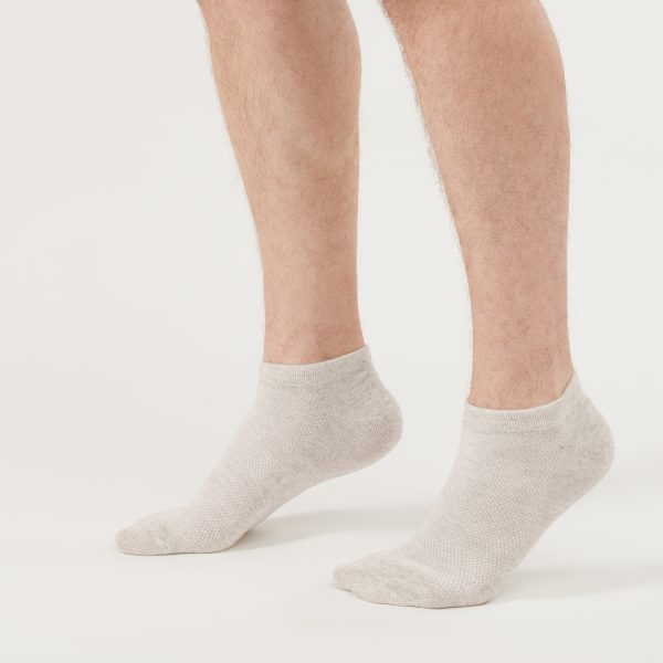 4191279517.jpg LinoSock™ SportWear Quick-Dry Mesh-Knit Organic Linen Ankle Socks for Men