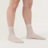 LinoBreeze™ Men’s Thin Breathable Mesh-Knit Organic Linen Socks