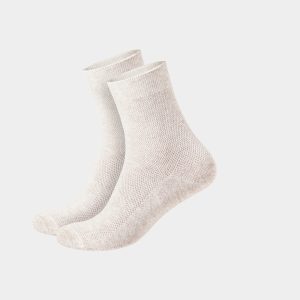 LinoBreeze™ Men’s Thin Breathable Mesh-Knit Organic Linen Socks